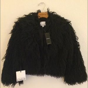 ⛔️SOLD⛔️BEBE Kardashian Jacket Coat Mongolian
