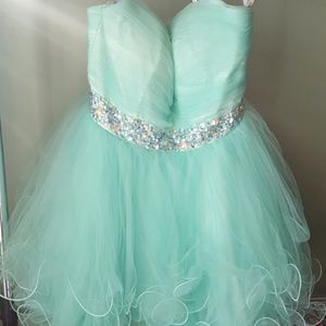 Mint Prom dress
