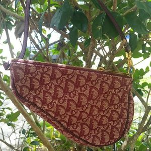 💋 Christian Dior pouch mini saddle