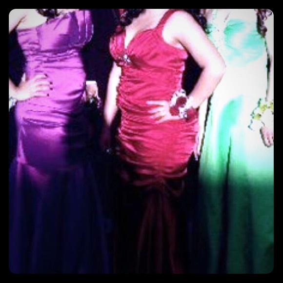 Red prom dress