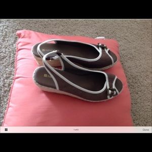 Espadrilles wedge sling back sandals cute