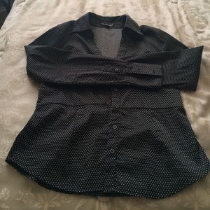 Peplin button down blouse