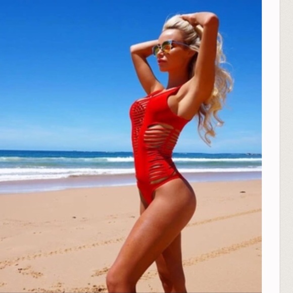 Sale. New S razor cut monokini swimsuit - Picture 2 of 4