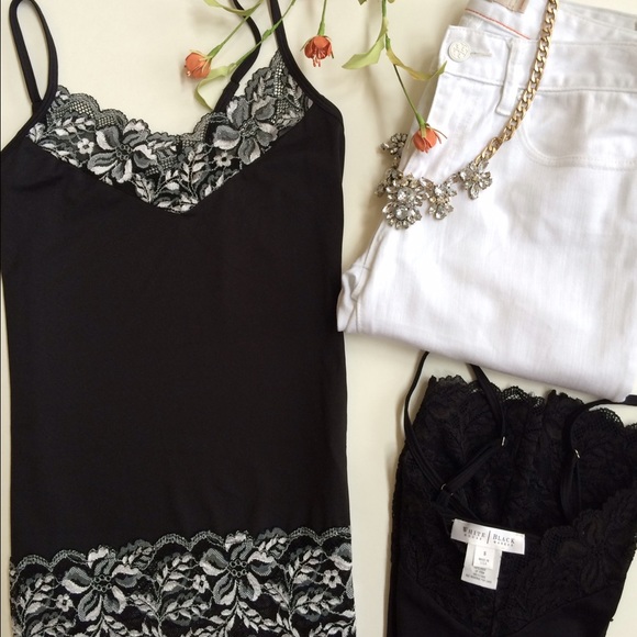 White House Black Market Tops - {WHBM} Set of stunning lace camis