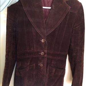 Vintage (1970s) women's suede jacket