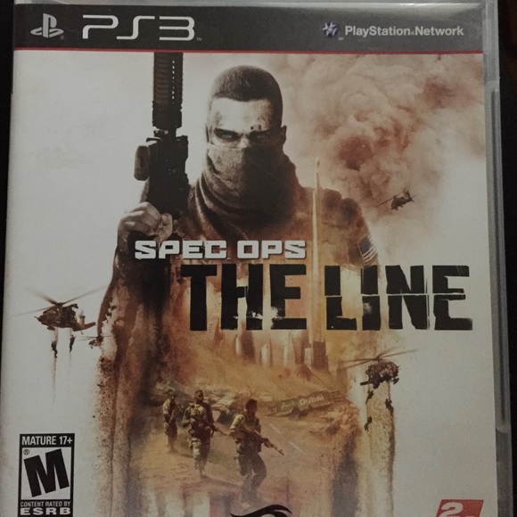 PS3 game. Spec ops the line