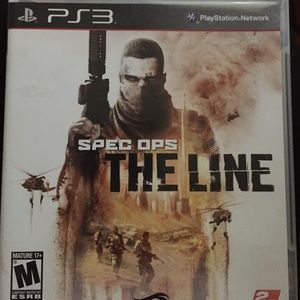 PS3 game. Spec ops the line