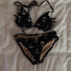 J Crew Anchor Print Bikini