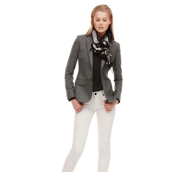 {Reduced} J Crew Gray Blazer NWOT
