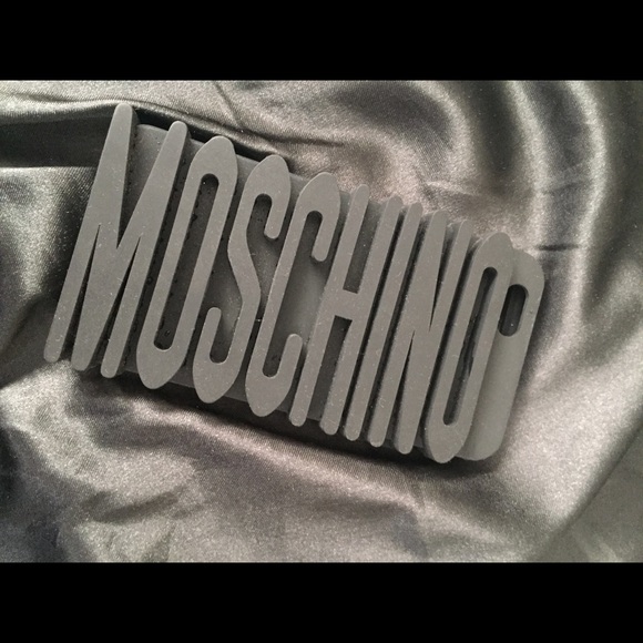Moschino iPhone 6 black phone case 🎀