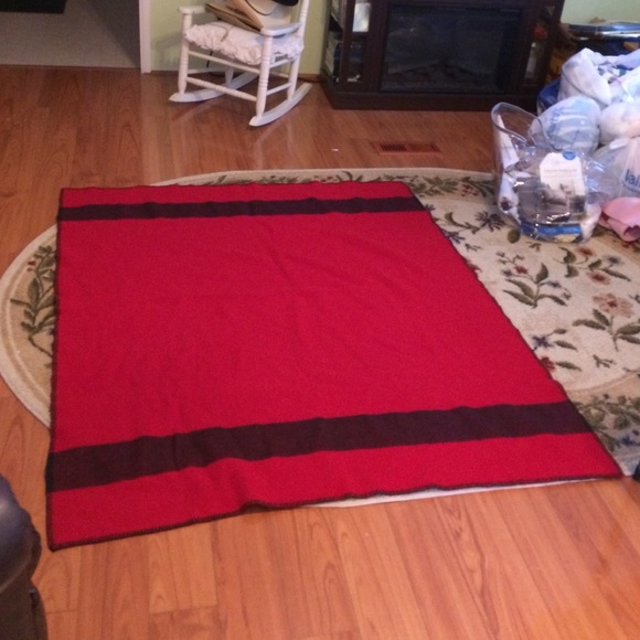 Hand made wool throw