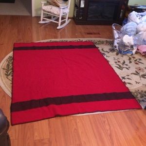 Hand made wool throw