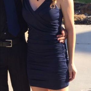 Navy blue cocktail dress size small