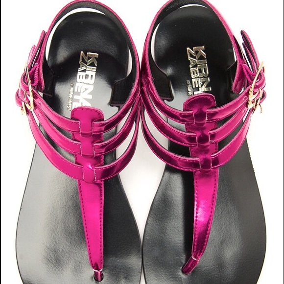 KIRNA ZABETE PINK METALLIC SANDAL, SZ 8 & 9 - Picture 3 of 4