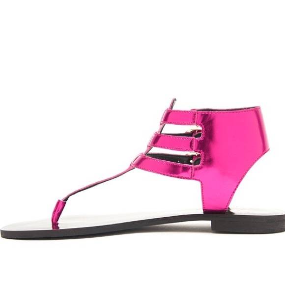 KIRNA ZABETE PINK METALLIC SANDAL, SZ 8 & 9 - Picture 4 of 4