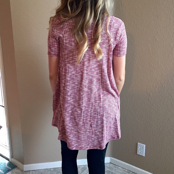 Burgundy Ribbed Swing Top (LAST MEDIUM!) - Picture 3 of 4