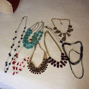 Lot of 9 necklaces