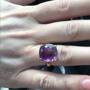 Tiffany amethyst ring size 7