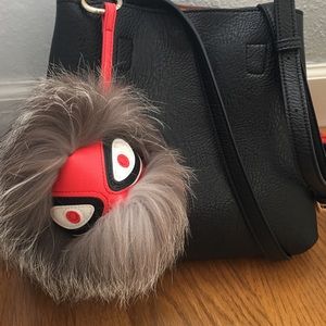 Red Monster Bag Bug Keychain