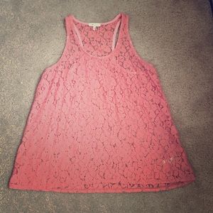 Pink Lace Top