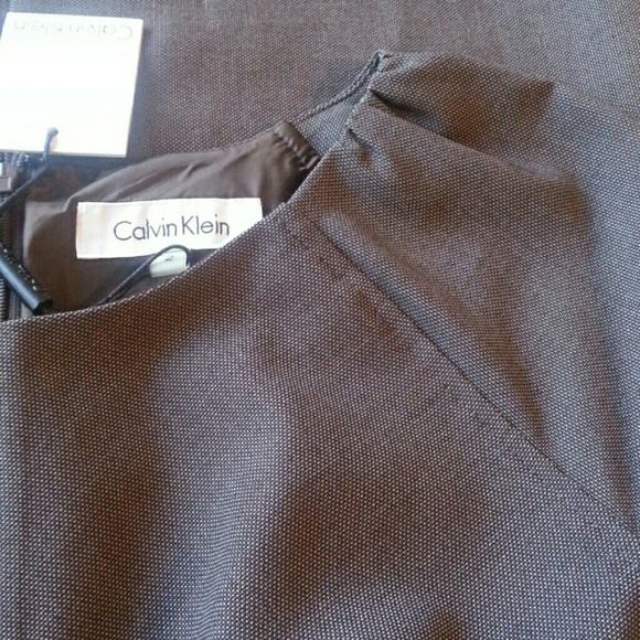 CalVin Klein dress.  Chocolate tweed  Size 2