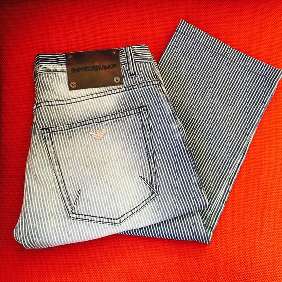 👖EMPORIO ARMANI Jude SexyFit Straight Leg Jeans💋