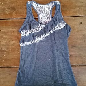 Lace tank top