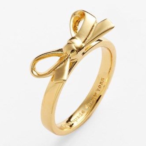 ‼️Reduced‼️Kate Spade Gold Skinny Bow Ring