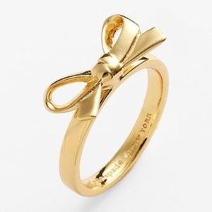 ‼️Reduced‼️Kate Spade Gold Skinny Bow Ring