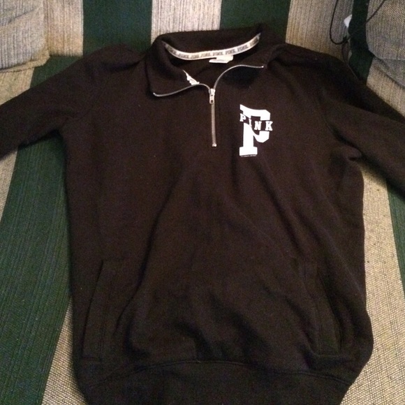PINK quarter zip hoodie