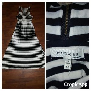 Striped maxi dress
