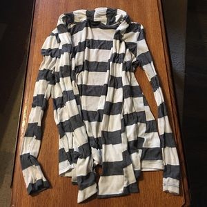 Gray and white striped cover up!!