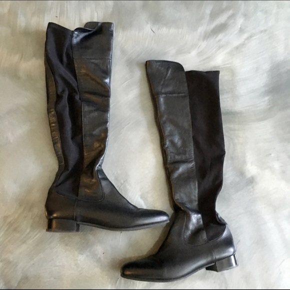 Louise et Cie black leather boots