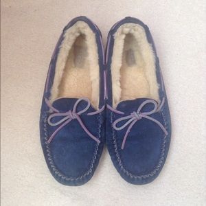 Blue Ugg Slippers/Moccasins