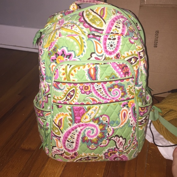 Green Vera Bradley Backpack