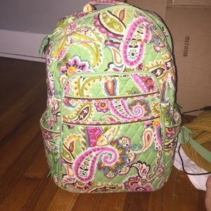 Green Vera Bradley Backpack