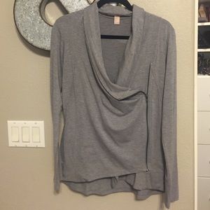 Asymmetrical zip jacket