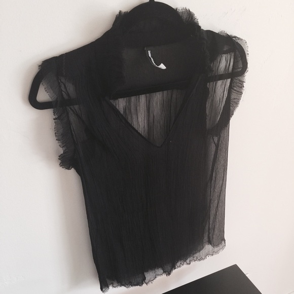 Zadig & Voltaire Delicate See Through Top Tank S