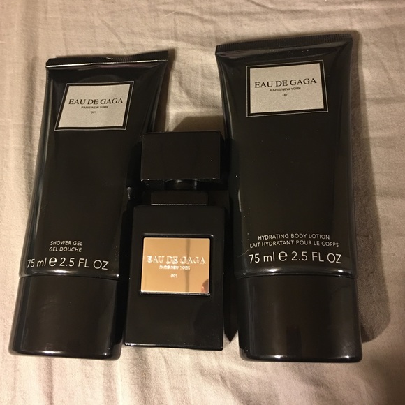 Lady gaga parfum lotion and shower gel set