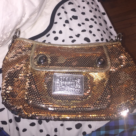 Coach Poppy Sequin Purse