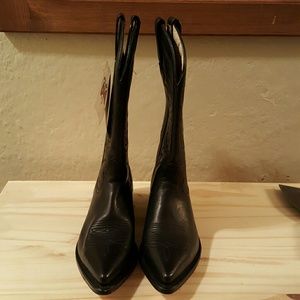 Brand New Black Cowboy Boots