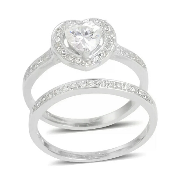 Swarovski Jewelry - 925-STERLING SILVER RING SET OF 2