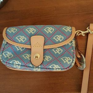 Dooney and burke wristlet authentic