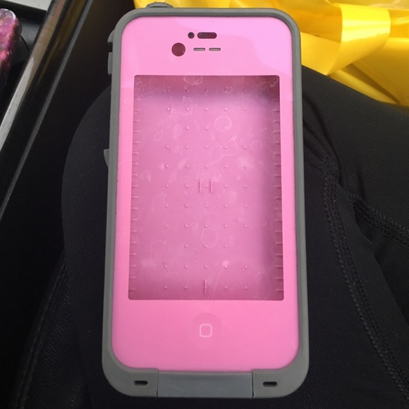 Pink Lifeproof Iphone 4 Case