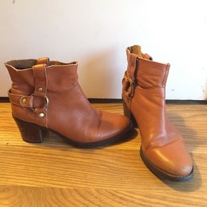 Ralph Lauren chunky heeled booties