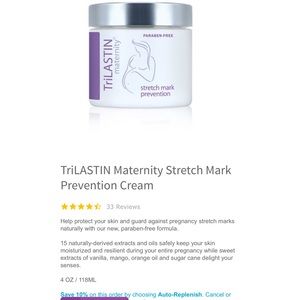 Trilastin Maternity stretch mark cream