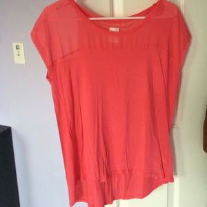 Zara hot pink blouse