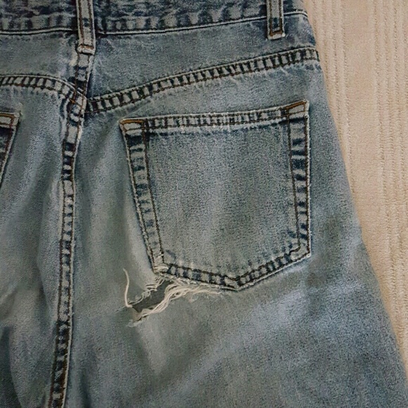 GAP JEANS (FLARE) DISTRESSED, SIZE 2 - Picture 3 of 4
