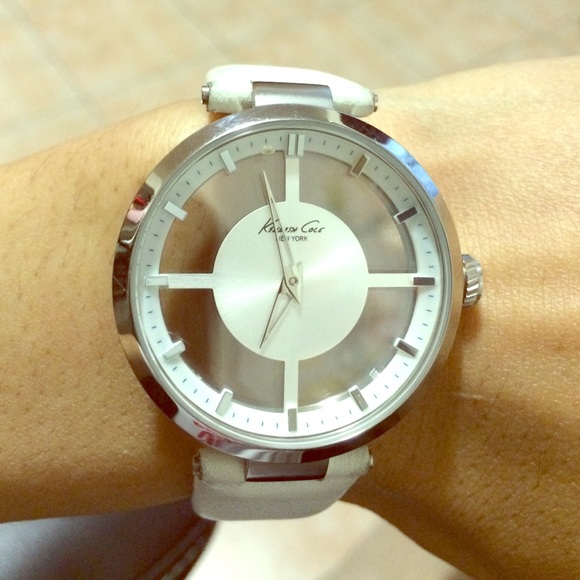 Kenneth Cole see through dial watch