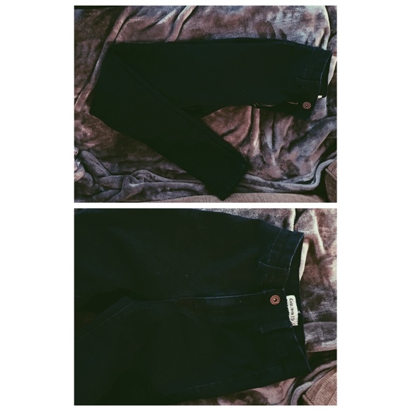 High waisted jeans